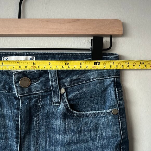 Paige Hoxton Slim Fit Jeans Medium Blue Wash Denim Size 26 Women’s - Picture 8 of 10